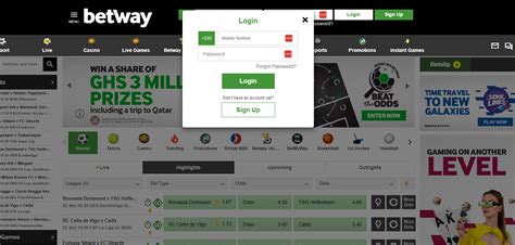 www betway com gh live login